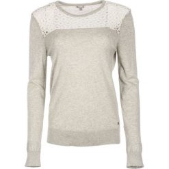 Mustang sweter damski M szary. Szare swetry damskie Mustang, m, bez wzorów, z koronki, bez rękawów, bez kaptura. W wyprzedaży za 169,00 zł.