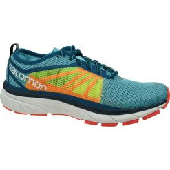 Salomon Sonic RA W 401438. Niebieskie buty sportowe damskie Salomon, bez wzorów, z tkaniny, do biegania. W wyprzedaży za 329,99 zł.
