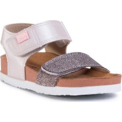 Sandały GIOSEPPO - Jabbeke 59252 Multicolor. Różowe sandały dziewczęce Gioseppo, ze skóry ekologicznej, bez zapięcia. Za 149,00 zł.