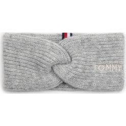 Opaska TOMMY HILFIGER - Effortless Headband AW0AW07174 0ir. Szare opaski damskie TOMMY HILFIGER, bez wzorów, z wełny. Za 179,00 zł.