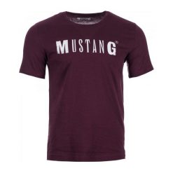 T-shirty męskie: Mustang T-Shirt Męski M Fioletowy