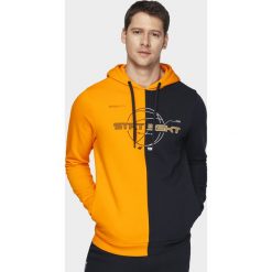Bluza męska. Bluzy męskie xl, bez wzorów, z bawełny, z kapturem, bez rękawów, z kapturem. W wyprzedaży za 79,99 zł.