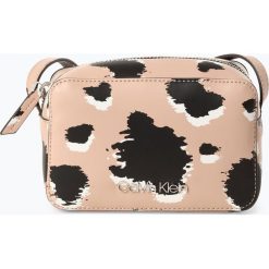 Calvin Klein - Damska torebka na ramię, beżowy. Brązowe torebki klasyczne damskie Calvin Klein, bez wzorów, eleganckie, na ramię, bez dodatków. Za 299,95 zł.