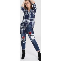 Granatowa Koszula Find Out. Niebieskie koszule damskie other, na jesień. Za 49,99 zł.