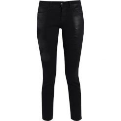 Sisley TROUSERS Jeansy Slim Fit black. Czarne jeansy damskie relaxed fit marki Sisley. W wyprzedaży za 415,35 zł.