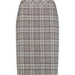 Spódnica w kolorze czarno-kremowo-karmelowym. Pomarańczowe spódniczki damskie Gerry Weber, w kratkę, z podwyższonym stanem, midi. W wyprzedaży za 149,95 zł.