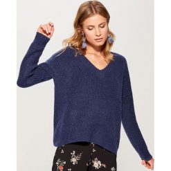 Sweter oversize Gold Label - Niebieski. Niebieskie bez kategorii marki Mohito, s. W wyprzedaży za 39,99 zł.