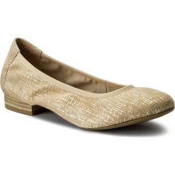 Baleriny CAPRICE - 9-22160-20 Beige Multi 403. Brązowe baleriny damskie Caprice, bez wzorów, ze skóry, klasyczne, bez obcasa. W wyprzedaży za 129,00 zł.