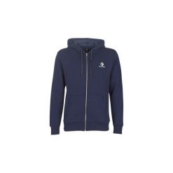 Bluzy Converse STAR CHEVRON EMBROIDERED FZ HOODIE. Niebieskie bluzy męskie Converse, s, bez wzorów, retro, bez kołnierzyka, bez rękawów, bez kaptura. Za 269,00 zł.
