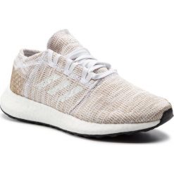 Buty adidas - PureBoost Go W F36347 Ftwwht/Silvmt/Coppmt. Brązowe buty sportowe damskie Adidas, bez wzorów, z tworzywa sztucznego, sportowe, do biegania. W wyprzedaży za 339,00 zł.