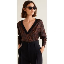 Mango - Top Cheme. Brązowe topy damskie Mango, l, z dzianiny. Za 79,90 zł.