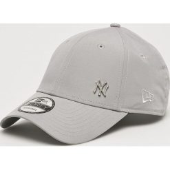 New Era - Czapka. Szare czapki męskie marki New Era, bez wzorów, z bawełny. Za 89,90 zł.