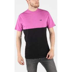 Vans Colorblock Koszulka Czarny Różowy. Różowe podkoszulki męskie Vans, m, bez wzorów, z bawełny, bez kołnierzyka, z krótkim rękawem, krótkie. Za 90,95 zł.