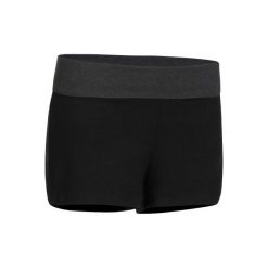 Spodenki do jogi damskie. Czarne spodenki sportowe damskie marki DOMYOS, xs, z elastanu. Za 29,99 zł.