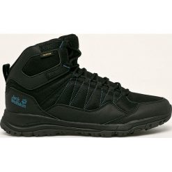 Jack Wolfskin - Buty Maze Texapore Mid M. Czarne buty trekkingowe męskie Jack Wolfskin, z materiału, na sznurówki, outdoorowe. W wyprzedaży za 399,90 zł.