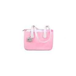 TORBA LARGE ROUGH PINK. Różowe torebki klasyczne damskie Doubleu bag, bez wzorów, ze skóry, bez dodatków. Za 279,20 zł.