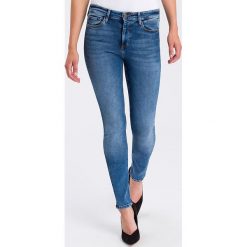 Dżinsy "Natalia" - Super Skinny fit - w kolorze niebieskim. Niebieskie jeansy damskie Cross Jeans, l, z podwyższonym stanem. W wyprzedaży za 79,95 zł.