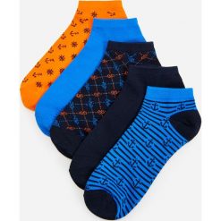 Skarpety stopki 5 pack - Pomarańczowy. Pomarańczowe skarpetki męskie Reserved, bez wzorów. Za 34,99 zł.