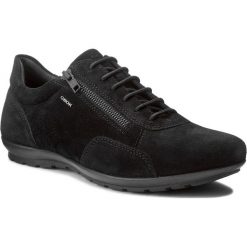 Półbuty GEOX - U Symbol A U74A5A 00022 C9997 Black. Czarne półbuty męskie Geox, na co dzień, bez wzorów, ze skóry, eleganckie, bez zapięcia. Za 439,00 zł.