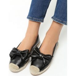 Espadryle damskie: Czarne Espadryle Exhilarated