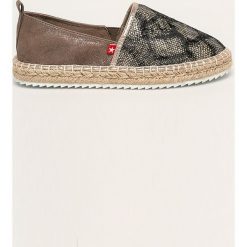 Big Star - Espadryle. Żółte espadryle damskie BIG STAR, bez wzorów, z materiału, bez obcasa, na obcasie. Za 99,90 zł.