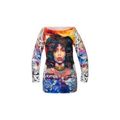 SWEATSHIRT CRAZY. Bluzy damskie Feelj!, bez wzorów, z dzianiny, bez rękawów, bez kaptura. Za 250,00 zł.