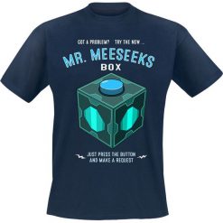 T-shirty męskie: Rick And Morty Meeseeks Box T-Shirt granatowy