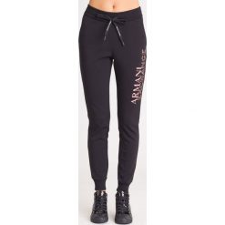 SPODNIE DRESOWE ARMANI EXCHANGE. Czarne spodnie damskie Armani Exchange, s, z dresówki. Za 219,50 zł.