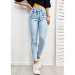 Spodnie DKN Jeans Blue XS. Czarne spodnie damskie LIGARI JEANS, s, z bawełny. Za 139,00 zł.