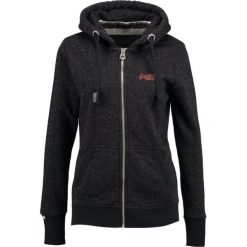 Bluzy damskie: Superdry LABEL SPARKLE ZIP HOOD Bluza rozpinana black grindle/copper sparkle