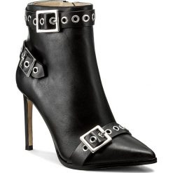 Botki DIESEL - D-Strap Ha Y01566 P1409 T8013 Black. Czarne buty zimowe damskie Diesel, ze skóry, na obcasie. W wyprzedaży za 679,00 zł.