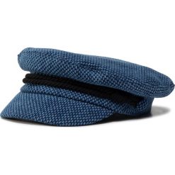 Czapka z daszkiem TOMMY HILFIGER - Baker Boy Tweed Hat AW0AW07891 0GY. Niebieskie czapki damskie TOMMY HILFIGER, bez wzorów, z bawełny. W wyprzedaży za 179,00 zł.