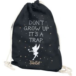Torebki i plecaki damskie: Tinker Bell Don´t Grow Up Torba treningowa czarny