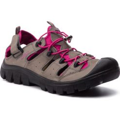 Sandały CMP - Avior Wmn Hiking Sandal 39Q9656 Tortora P621. Pomarańczowe klapki damskie CMP, bez wzorów, ze skóry, sportowe, bez obcasa, bez zapięcia, outdoorowe. Za 299,99 zł.