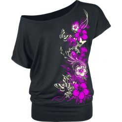 Hibiscus Graffiti Koszulka damska czarny. Czarne t-shirty damskie marki Hibiscus Graffiti, xl. Za 99,90 zł.