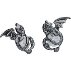 Kolczyki damskie: Blackheart Dragon Kolczyki – Earpin srebrny