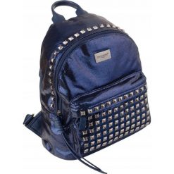 David jones plecak damski metaliczny Ćwieki. Plecaki damskie David Jones, w paski, ze skóry ekologicznej, eleganckie. Za 99,00 zł.