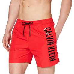 Calvin Klein Męskie szorty kąpielowe Medium Drawstring KM0KM00452 -XBG High ryzyko (Rozmiar XL). Kąpielówki męskie Calvin Klein, xl, bez wzorów. W wyprzedaży za 233,00 zł.