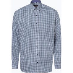 Eterna Modern Fit - Koszula męska – niewymagająca prasowania, zielony. Zielone koszule męskie Eterna Modern Fit, m, w kratkę, z bawełny, bez kołnierzyka, bez rękawów. Za 249,95 zł.