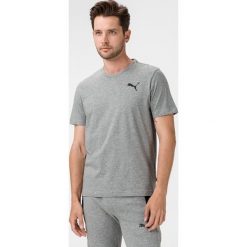 Puma Essential Koszulka Szary. Szare podkoszulki męskie Puma, s, z haftami, z bawełny, bez kołnierzyka, krótkie. Za 85,95 zł.