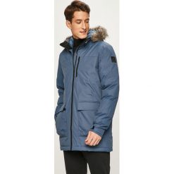 Adidas Performance - Parka. Niebieskie płaszcze męskie adidas Performance, m, bez wzorów, z poliesteru, krótkie, z kapturem. W wyprzedaży za 549,90 zł.