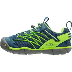 Keen CHANDLER CNX Półbuty trekkingowe poseidon/jasmine green. Niebieskie buty sportowe damskie Keen, z gumy, outdoorowe. Za 249,00 zł.