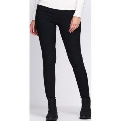 Spodnie damskie: Czarne Legginsy Feel The Fear