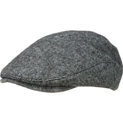 Melanżowy Męski Kaszkiet, Jesienno-Zimowy, Ocieplany z Podszewką CPAPJNSKASZKIET562. Szare czapki męskie Pako Jeans, na zimę, bez wzorów, z tkaniny. Za 37,50 zł.