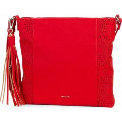 Tamaris torebka damska crossbody 30410 czerwona. Czerwone torebki klasyczne damskie Tamaris, z aplikacjami, zdobione, bez dodatków. Za 269,00 zł.