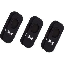 Zestaw 3 par stopek damskich UNDER ARMOUR - Ua Essential Ultra Low Liner Socks 1312440-002 Czarny. Czarne skarpetki damskie Under Armour, bez wzorów, z elastanu. Za 59,95 zł.