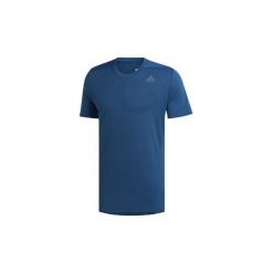 T-shirty z krótkim rękawem adidas Supernova Tee. Niebieskie t-shirty męskie Adidas, s, bez wzorów, bez kołnierzyka, krótkie. Za 111,30 zł.