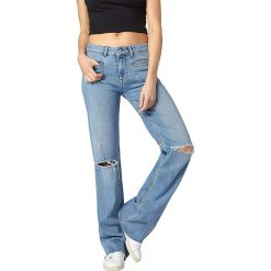 Dżinsy "Eliza" - Flared fit - w kolorze błękitnym. Niebieskie jeansy damskie Denim Special, l. W wyprzedaży za 171,95 zł.