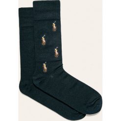 Polo Ralph Lauren - Skarpetki. Niebieskie skarpetki męskie Polo Ralph Lauren, bez wzorów, z elastanu. Za 59,90 zł.