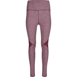 Legginsy w kolorze jagodowym do biegania. Czerwone spodnie damskie z materiału. W wyprzedaży za 132,95 zł.
